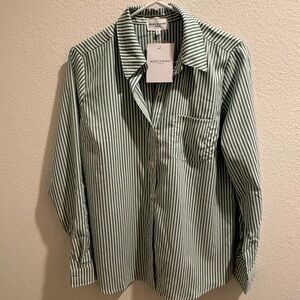 White Rhino | Striped Blouse | Medium | NEW WITH TAGS